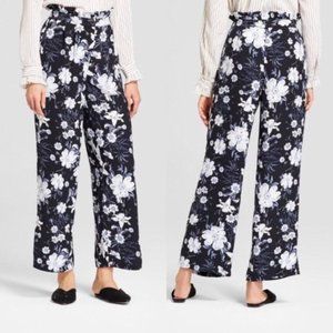 Who What Wear Moonlight Floral PALAZZO Pants E29